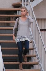 JULIANNE HOUGH Heading to a Meeting in Los Angeles