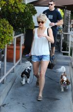 JULIANNE HOUGH in Shorts Out and About in Los Angeles