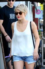 JULIANNE HOUGH in Shorts Out and About in Los Angeles