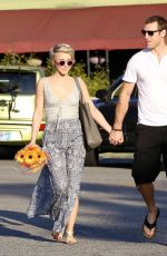 JULIANNE HOUGH Shopping at Whole Foods in Los Angeles