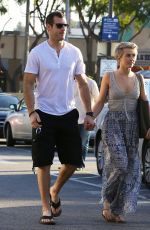 JULIANNE HOUGH Shopping at Whole Foods in Los Angeles