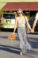 JULIANNE HOUGH Shopping at Whole Foods in Los Angeles