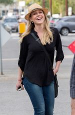 JULIE BENZ Out Shopping in Melrose