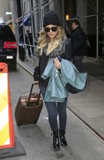 KALEY CUOCO Leaves Her Hotel in New York
