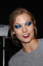 KARLIE KLOSS at Mercedes-Benz Fashion Week in New York