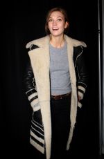 KARLIE KLOSS at Mercedes-Benz Fashion Week in New York