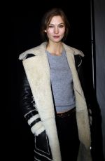 KARLIE KLOSS at Mercedes-Benz Fashion Week in New York