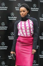 KAT GRAHAM Arrives at Lincoln Centre During Mmercedes-Benz Fashion Week in new York