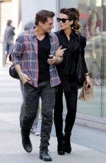 KATE BECKINSALE and Len Wiseman Out Shopping in Santa Monica