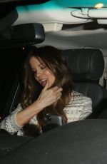 KATE BECKINSALE Arrives at Michael Sheen