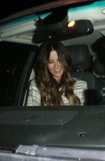 KATE BECKINSALE Arrives at Michael Sheen