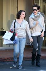 KATE BECKINSALE Leaves Fred Segal in West Hollywood