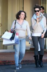 KATE BECKINSALE Leaves Fred Segal in West Hollywood