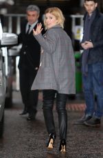 KATE MARA Arrives at a Studio in London