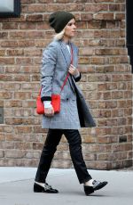 KATE MARA Out and About in Tribeca