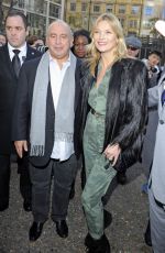 KATE MOSS at Topshop Unique Fashion Show in London