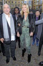 KATE MOSS at Topshop Unique Fashion Show in London