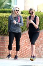 KATE UPTON in Leggings and Tank Top Out and About in Los Angeles