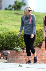 KATE UPTON in Leggings and Tank Top Out and About in Los Angeles