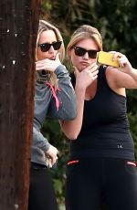 KATE UPTON in Leggings and Tank Top Out and About in Los Angeles