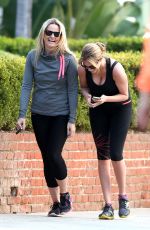 KATE UPTON in Leggings and Tank Top Out and About in Los Angeles