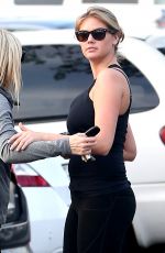 KATE UPTON in Leggings and Tank Top Out and About in Los Angeles