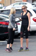 KATE UPTON in Leggings and Tank Top Out and About in Los Angeles