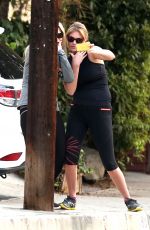 KATE UPTON in Leggings and Tank Top Out and About in Los Angeles