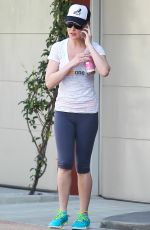KATHERINE HEIGL in Tights Arrives at a Gym in Los Angeles