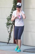 KATHERINE HEIGL in Tights Arrives at a Gym in Los Angeles