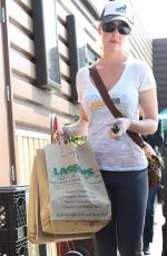 KATHERINE HEIGL Leaves a Grocery Store in Los Angeles