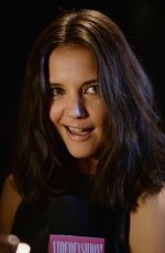 KATIE HOLMES at Donna Karan New York 30th Anniversary Fashion Show in New York
