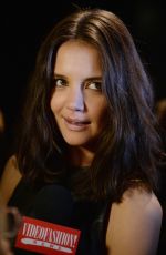 KATIE HOLMES at Donna Karan New York 30th Anniversary Fashion Show in New York
