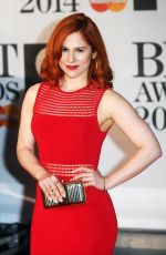 KATY B at 2014 Brit Awards in London