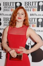 KATY B at 2014 Brit Awards in London
