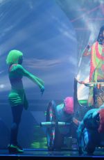 KATY PERRY Performs at 2014 Brits Awards Live Show in London