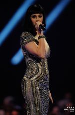 KATY PERRY Presenting 2014 Brit Awards in London