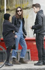 KEIRA KNIGHTLEY in Jeans Out and About in London 