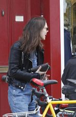 KEIRA KNIGHTLEY in Jeans Out and About in London 