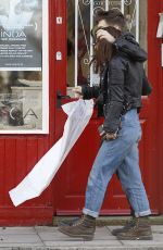 KEIRA KNIGHTLEY in Jeans Out and About in London 