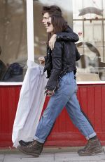 KEIRA KNIGHTLEY in Jeans Out and About in London 