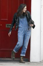 KEIRA KNIGHTLEY in Jeans Out and About in London 
