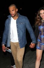 KELLY BROOK and David McIntosh at  Oak Nightclub in Hollywood