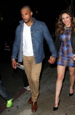 KELLY BROOK and David McIntosh at  Oak Nightclub in Hollywood