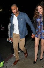 KELLY BROOK and David McIntosh at  Oak Nightclub in Hollywood