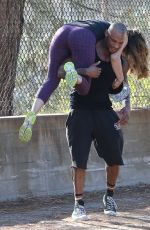 KELLY BROOK and David Mcintosh Share Affection Out in Los Angeles