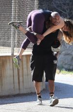 KELLY BROOK and David Mcintosh Share Affection Out in Los Angeles