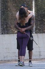 KELLY BROOK and David Mcintosh Share Affection Out in Los Angeles