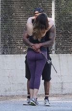 KELLY BROOK and David Mcintosh Share Affection Out in Los Angeles