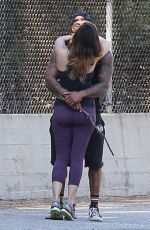 KELLY BROOK and David Mcintosh Share Affection Out in Los Angeles